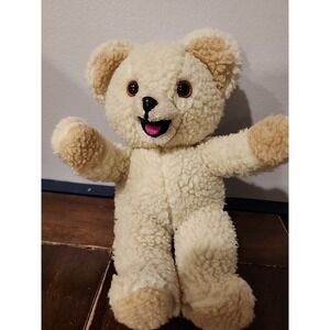 Vintage 1986 Snuggle Bear Plush 10" Stuffed Animal Lever Brothers Russ Berrie